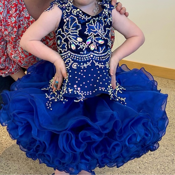 Blue and silver cupcake dress - Picture 2 of 2